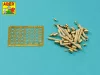 Aber Models 1:16 German Stielhandgranate 24 –set of 15 pcs. Metal and wood parts