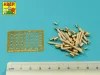 Aber Models 1:16 German Stielhandgranate 24 –set of 15 pcs. Metal and wood parts