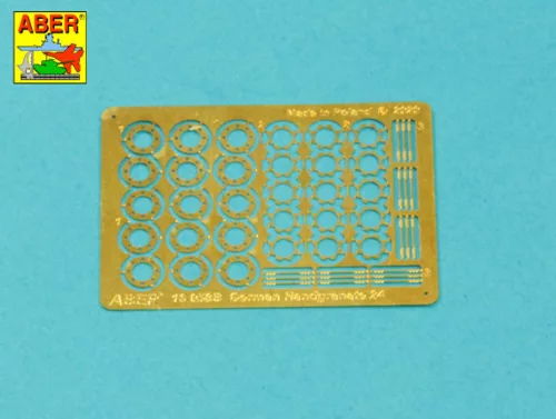 Aber Models 1:16 German Stielhandgranate 24 –set of 15 pcs. Metal and wood parts