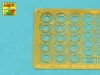 Aber Models 1:16 German Stielhandgranate 24 –set of 15 pcs. Metal and wood parts
