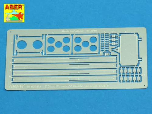 Aber Models 1:16 Ammo stowage rack type B for long rounds