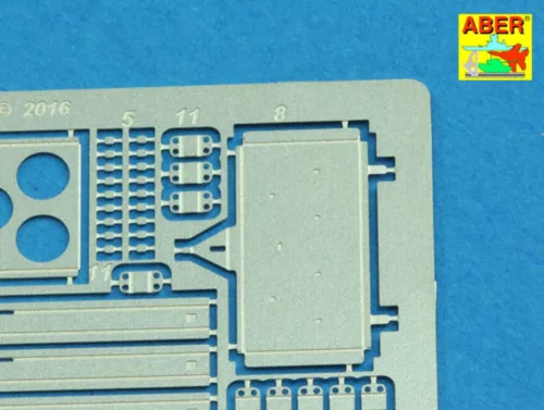 Aber Models 1:16 Ammo stowage rack type B for long rounds