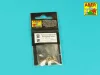 Aber Models 1:16 Turned Hexagonal bolts (1,34x1,60mm) x 30 pcs.