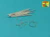 Aber Models 1:16 Panther spare track link pins x 12 pcs.