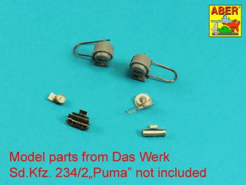 Aber Models 1:16 German Accessories for Horn, Notek, Front, Tail & Convoy Lights