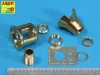 Aber Models 1:16 Early muzzle brake used on German 8,8zm barrel Tiger I-early and Tiger II