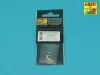 Aber Models 1:16 Set of barrel's tips for two German machine guns MG 42