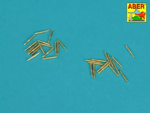 Aber Models 1:16 2-cm ammo x 30 pcs. for German Guns: Flak30/38 & KwK 30/38