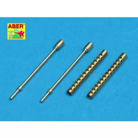 Aber Models 1:25 Browning M-1919 with two part muzzle
