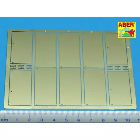 Aber Models 1:35 Side skirts for Panther Ausf.G, Jagdpanther