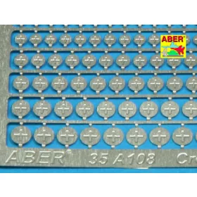 Aber Models 1:35 Cross type screaw heads
