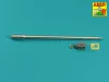 Aber Models 1:35 105mm D1504 L/44 barrel with muzzle brake for Sherman M51