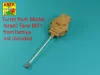 Aber Models 1:35 105mm D1504 L/44 barrel with muzzle brake for Sherman M51