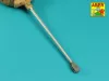 Aber Models 1:35 105mm D1504 L/44 barrel with muzzle brake for Sherman M51