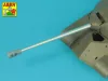 Aber Models 1:35 Russian 122mm D-25T tank barrel for IS-3, with 3D Muzzle brake