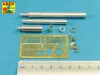 Aber Models 1:35 125mm 2A46M-4 Barrel for Russian Tank T-80U; T-80UM; T-80UD & Ukrainian T-84