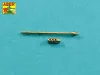 Aber Models 1:35 Barrel to U.S. M85 cal .50 heavy machine gun used on M60, M728, LVTP7