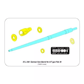 Aber Models 1:35 Germ.5cm barrel for Pak 38 for Tamiya