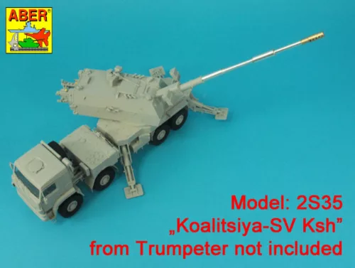 Aber Models 1:35 152mm 2A88 barrel to Russian 2S35-1 SPH MSTA-S Koalitsiya-SV