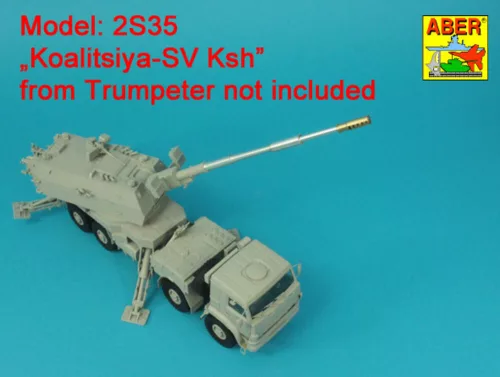 Aber Models 1:35 152mm 2A88 barrel to Russian 2S35-1 SPH MSTA-S Koalitsiya-SV