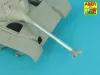 Aber Models 1:35 90 mm barrel Y-Shaped Muzzel Brake with mantlet for M47