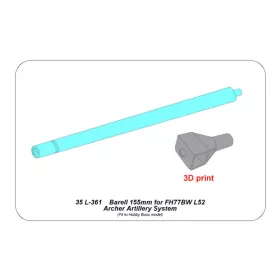   Aber Models 1:35 Barell 155mm for FH77BW L52 Archer Artillery System