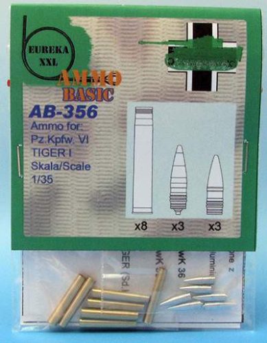 Eureka 1:35 - 8,8 cm Ammo for Kw.K.36