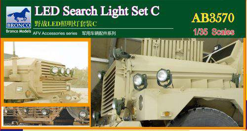 Bronco 1:35 LED Search Light Set C