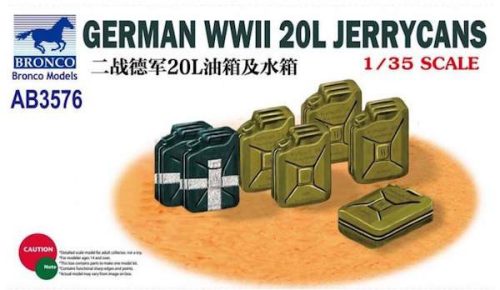 Bronco 1:35 German WWII 20L Jerry Cans