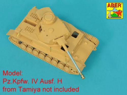 Aber Models 1:48 German 75 mm Barrel for Pz.Kpfw. IV, Ausf.H late - Ausf.J early