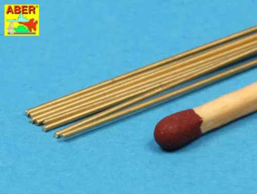 Aber Models Brass round rods 0,6mm