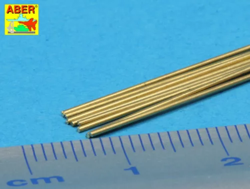 Aber Models Brass round rods 0,6mm