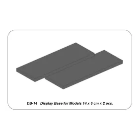 Aber Models DISPLAY BASE FOR MODELS 14 x 6 cm x 2 pcs.