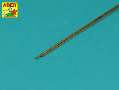 Aber Models Brass hexagonal rods 1,5mm length 245mm x2 pcs.