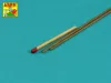 Aber Models Brass hexagonal rods 1,5mm length 245mm x2 pcs.