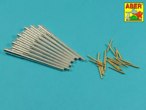 Aber Models 1:200 Main Armament for US battleship Iova or Missouri 406mm x9, 127mm x20