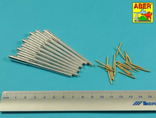 Aber Models 1:200 Main Armament for US battleship Iova or Missouri 406mm x9, 127mm x20