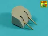 Aber Models 1:200 Main Armament for US battleship Iova or Missouri 406mm x9, 127mm x20