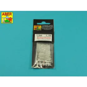   Aber Models 1:200 Main Armament for German battleship Scharnhorst: 280mm x 9; 150mm x 12; 105mm x 14