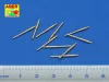 Aber Models 1:350 10 pcs 203mm barrels for Japan ships: Atago