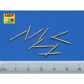   Aber Models 1:350 10 pcs 203mm barrels for Japan ships: Atago