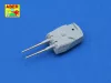 Aber Models 1:350 10 pcs 203mm barrels for Japan ships: Atago