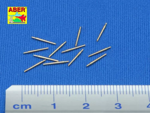 Aber Models 1:350 12 pcs 127 mm short barrels for Japan ships