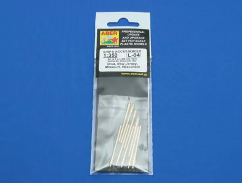 Aber Models 1:350 Set of 9 pcs 406 mm barrels Missouri