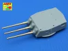 Aber Models 1:350 Set of 9 pcs 406 mm barrels Missouri