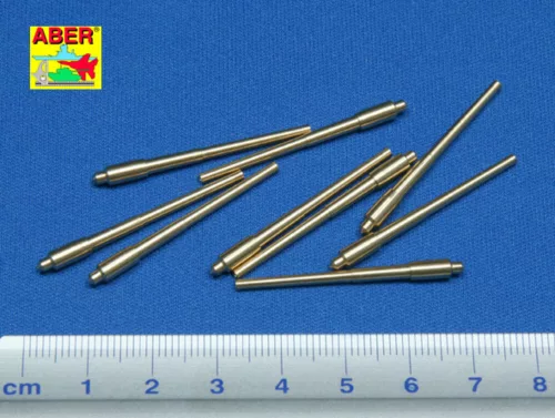 Aber Models 1:350 Set of 9 pcs 406 mm short barrels for North Carolina