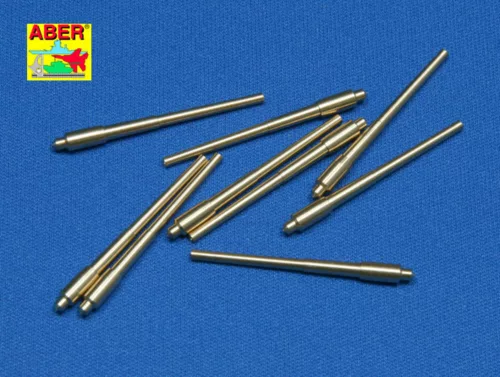 Aber Models 1:350 Set of 9 pcs 406 mm short barrels for North Carolina