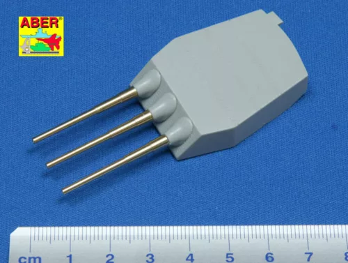 Aber Models 1:350 Set of 9 pcs 406 mm short barrels for North Carolina