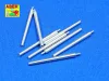 Aber Models 1:350 8 pcs 406 mm barrels for Nagato