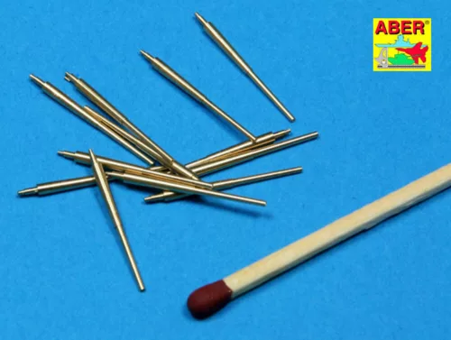 Aber Models 1:350 12 pcs 150 mm barrels for Bismarck